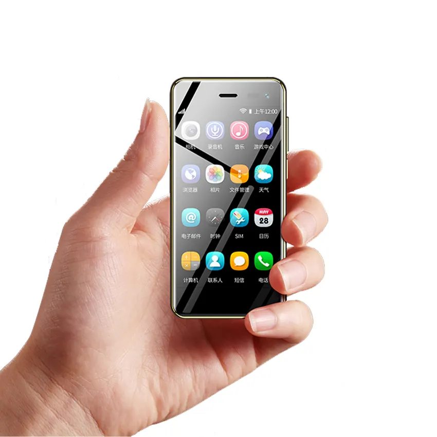 Ponsel pintar mini 4G sim ganda, ponsel pintar android tidak terkunci murah