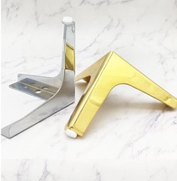 Pieds de canapé en fer chromé Shine, les plus vendus, pieds de table en métal, les pieds de canapé en métal les moins chers et les plus populaires