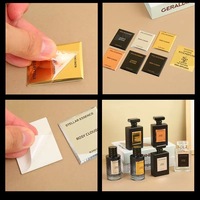 Individuell Bedruckte Logos, Günstige Matte Schwarze Laminierte Aufkleber, Quadratische Kerzengläser, Parfümflaschen, Verpackungsetiketten