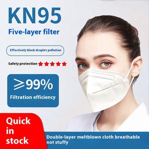 <span class=keywords><strong>Masque</strong></span> demi-visage jetable Luckyman KN95 <span class=keywords><strong>FFP2</strong></span> avec filtre respiratoire et anti-particules - Product Image 6