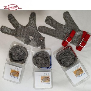 Guantes de Carnicero de Malla de Alambre de Acero Inoxidable de Grado Alimenticio de Alta Calidad EN388/ANSI, Protección Contra Cortes, Resistentes a la Abrasión, Uso Seguro, Longteng - Product Image 3
