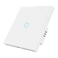 Interrupteur Zigbee de type 86, application intelligente Tuya, commande vocale, minuterie à distance, marche/arrêt, panneau en verre trempé Alice