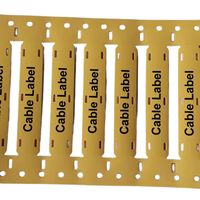 Étiquette de câble d'identification en polyoléfine sans halogène Marqueur Tube Fil Étiquette Manchon Marqueur Bandes Étiquette Carte