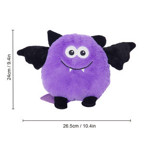 Jouets en peluche personnalisés, sourire de chauve-souris, visage souriant, violet + personnalisé, de haute qualité, amusants, bon marché, pour Halloween, 2024, Big Eyes Cure Ctue - Product Image 5