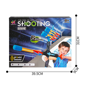 Nuovo Set di <span class=keywords><strong>arco</strong></span> e frecce enormi aggiornato per bambini Set di tiro con l'<span class=keywords><strong>arco</strong></span> giocattolo all'aperto con 6 frecce in schiuma per ragazzi e ragazze 6-15 anni - Product Image 2