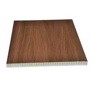 Panel de panal decorativo de grano de madera para muebles y decoración de interiores