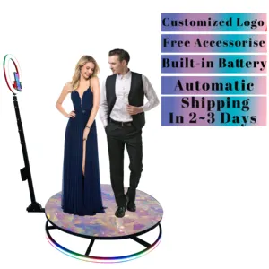 Senza fili automatico di rotazione selfie da sposa di affari portatile macchina fotografica di 360 gradi photo booth