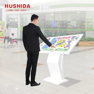 HUSHIDA Win7/8/10/Android Sistem Operasi Informasi Mesin Pertanyaan Kapasitif Layar Sentuh Kios