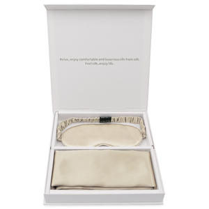 19momme 100% taie d'oreiller en soie et masque pour les yeux avec coffret cadeau - Product Image 6