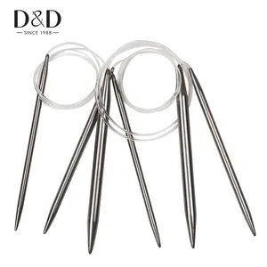 3 cái/bộ 4 6 10mm không gỉ thông tư kim đan Crochet dệt pins vá thông tư đan pins DIY