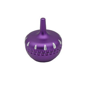 Nouveau modèle transfrontalier NP NP23001 – <span class=keywords><strong>Broyeur</strong></span> manuel gyroscopique moderne en alliage d'aluminium, à dents affûtées, forme ronde, en métal - Product Image 3
