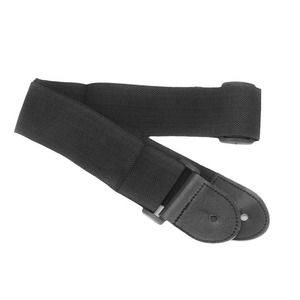 Sangle de guitare universelle en nylon noir réglable pour guitare acoustique électrique ukulélé - Product Image 1