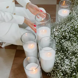 Cera de arena de color granular para hacer velas Arena en polvo Perla Vela Cera Velas de boda