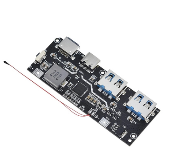 QC4.0 QC3.0 LED Dual USB 5V 4.5A 22.5W Micro Type-C Mobile Power Bank 18650 Charging Module Temperature Circuit Protection Board