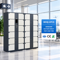 Système de casiers à bagages intelligents en libre-service 24h/24 avec documentation API et SDK, paiement par carte pour aéroport, gare, hôtel