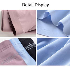 Wholesale Light Seamless <b>Men</b> Boxer Briefs Mid Rise Solid Soft Adult <b>Trunk</b> Modal Comfortable Micro Modal <b>Mens</b> Underwear - Product Image 4