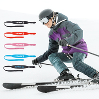 Sangle de sécurité pour bâton de ski en nylon et polyester, personnalisée, pour sports d'hiver, avec corde de sécurité, OEM, en prévente, modèle Bowl Belt Light