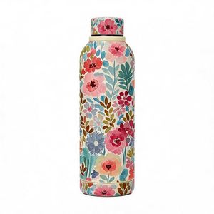 Vaso de Metal Moderno con Diseño Impreso para Adultos, Botella de Agua de Acero Inoxidable Hecha a Mano con Palabras Clave Hechas a Mano - Product Image 3