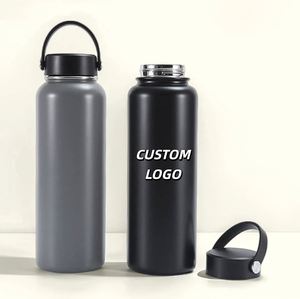 Promotional Drinkware 32oz Custom Logo Stainless Steel Vacuum Drink Bottle Insulated Water Bottle With Straw - Product Image 5