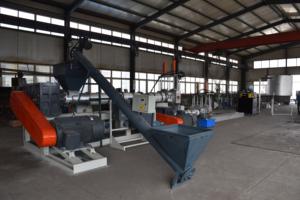 Déchets à vis unique Pp Pe PS Film ABS Granulateur de résine de plastique dur Granulateur Ligne de granulation de recyclage Machine - Product Image 2