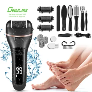 Electric Vibrating Foot Scrubber Callus Remover Electronic Home Use File For Dead Skin Removal