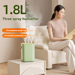 Humidificateur ultrasonique grande capacité, double pulvérisation, diffuseur d'air portable sans fil à brume froide pour chambre, salon, bureau, maison - Product Image 2