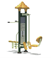Equipo de Ejercicio al Aire Libre, Tubo de Acero Inoxidable, Ecológico y Duradero, Equipo de Gimnasio para Parques Públicos y Comunidades