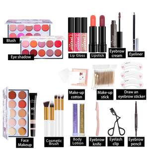 <span class=keywords><strong>Set</strong></span> di cosmetici di base per ragazze All-in-one Design compatto e leggero 28 pezzi Private Label - Product Image 4