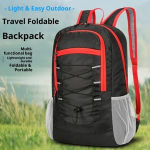 Free Custom Logo Travel Waterproof Nylon Hiking Sport <b>Backpack</b> Multi-Functional Unisex Foldable <b>Backpack</b> - Product Image 4