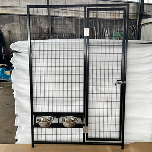Hot Sale Large <strong>Dog</strong> Cage Outdoor Pet House with Galvanized Coop <strong>Kennel</strong> <strong>Dog</strong> House with <strong>Heat</strong> Treated Wood Feeding Bowl for Home Use - Product Image 3
