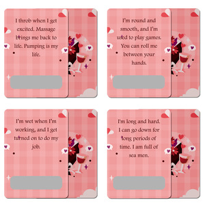 Jeux de cartes de rencontre créatifs Couples Cartes à gratter pour adultes Interactions papier amusantes pour les familles - Product Image 6