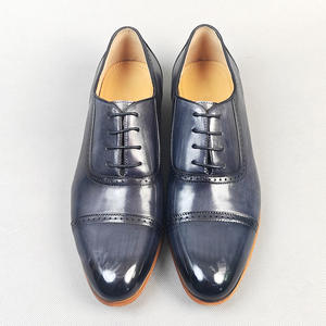 Zapatos Brogue de Cuero Duradero con Plantilla Amortiguadora y Detalles Perforados, Zapatos Formales para Hombre - Product Image 3