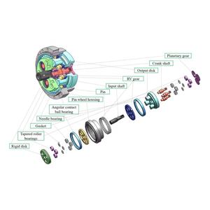 روبوتات Cycloidal مع علبة التروس في علبة التروس المخفض المتناسق عزم الدوران العالي RV المخفض - Product Image 2