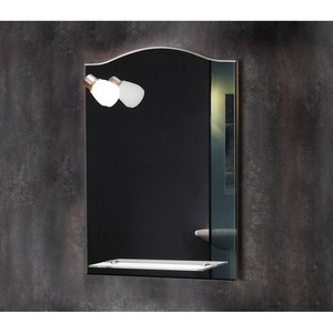 Specchio da Bagno Kamalu KAM-1431 50x70cm con Luce e Mensola - Product Image 5