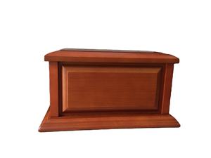 La urna de cremación de madera de estilo americano más vendida de alta calidad hecha a mano de Vietnam para adultos Mascotas Buen precio - Product Image 2