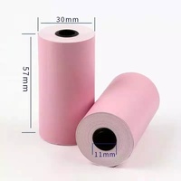 Mini rollo de papel de impresión térmica pos colorido completo