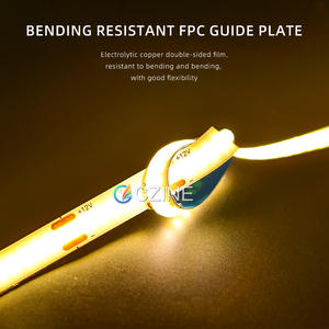 Striscia <span class=keywords><strong>LED</strong></span> <span class=keywords><strong>COB</strong></span> Flessibile 12V 8mm 320 <span class=keywords><strong>LED</strong></span>/m, Fornitura di Fabbrica, Alta Luminosità per Illuminazione Sotto Pensili - Product Image 6