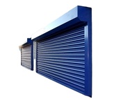 Volet moderne en aluminium pour fenêtre, porte d'entrée roulante intelligente, volets de sécurité, ouverture horizontale, plastique PVC pour hôtels