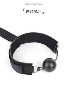 Sexy back boca tapón mujeres bondage SM pareja cama coqueteo bondage juguetes con boca mordaza - Product Image 4