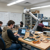 Plataforma de Entrenamiento de Brazo Robótico TEPKOBOT DOBOT CR3, Brazo Robótico Colaborativo de 6 Ejes, 3 kg, ROS, SDK de Python, Educación, Investigación, Cobot
