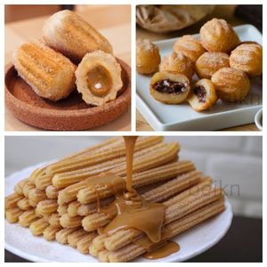 Máquinas Automáticas Comerciales <span class=keywords><strong>para</strong></span> Hacer Churros, Máquina <span class=keywords><strong>para</strong></span> Rellenar Galletas, Máquina <span class=keywords><strong>para</strong></span> Churros Rellenos <span class=keywords><strong>para</strong></span> Pequeñas Empresas - Product Image 5