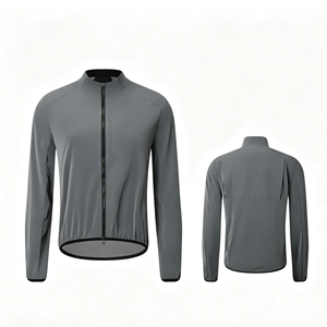 Vente en gros de maillots de cyclisme à manches longues personnalisés unisexes avec logo, légers, coupe-vent et anti-UV, pour le printemps - Product Image 5