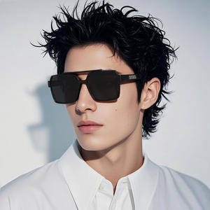 Lunettes de soleil polarisées pour hommes Bunkery, monture noire en PC, verres TAC, protection UV400, lunettes de conduite, type 3, pare-soleil - Product Image 3