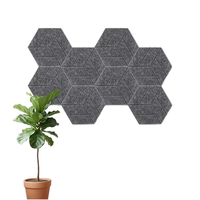 Panneaux acoustiques OEM en PET, panneaux muraux insonorisants en fibre de polyester pour bureaux et intérieurs commerciaux