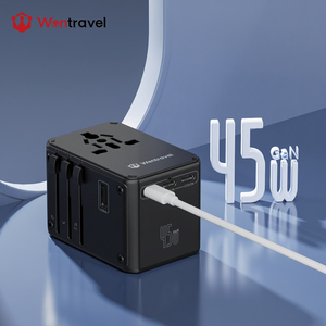 Wontravel อะแดปเตอร์สำหรับการเดินทางทั่วโลกปลั๊กปลั๊กอินอินเดีย/ไทย - Product Image 1