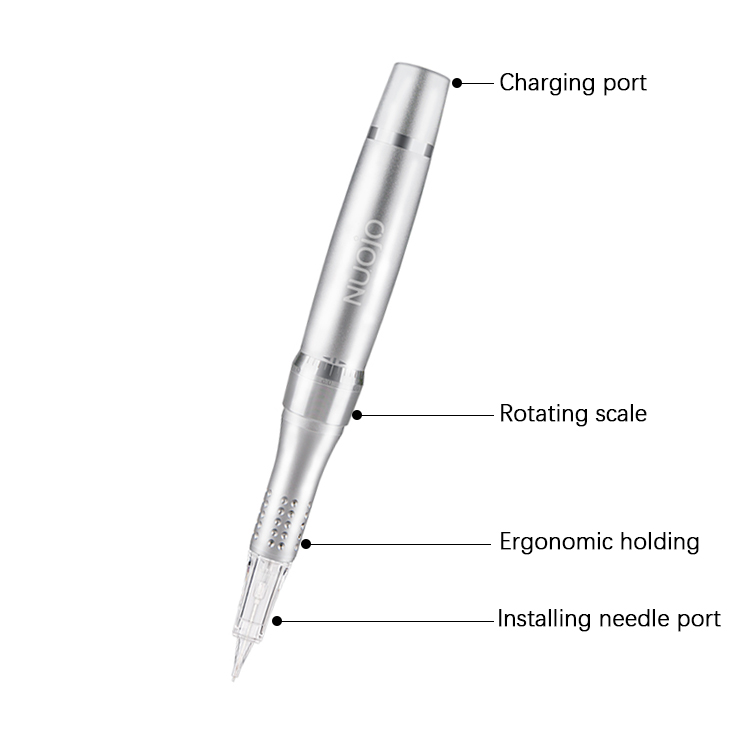 静かなRotary Complete Permanent Makeup Xnetの入れ墨のペンの商標の司教機械