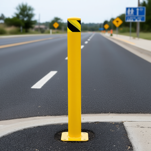 Dissuasore di sicurezza 42 pollici x 5,5 pollici in acciaio verniciato a polvere, barriera stradale per la protezione delle strade - Product Image 2