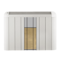 Calentador de Ambiente de Bajo Consumo Energético, Convector Natural de Inercia Térmica, Panel Cerámico de Piedra B07C 1500W, Carcasa de Aluminio