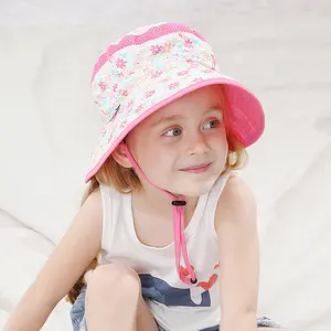 Baby Sun Hat Verstellbare Kleinkind hüte für Kinder Sommer Baby Girl Hüte mit breiter Krempe