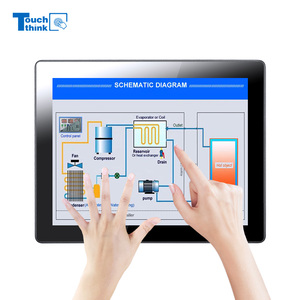 OEM độ sáng cao IP65 ngoài trời Wall Mount công nghiệp Multi-Touch <span class=keywords><strong>LCD</strong></span> Panel VESA 4k Máy tính công nghiệp phụ kiện - Product Image 1